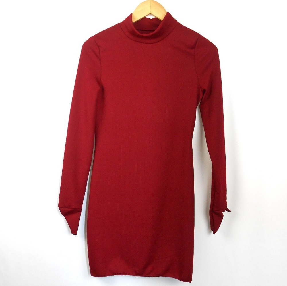 🆕️ High Collar Midi Dress - Picture 7 of 7